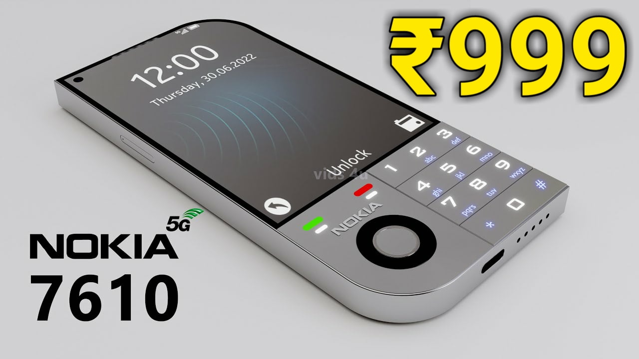 Nokia 7610 5G Smartphone: नोकिया जीत लिया सबका दिल। लॉन्च कर दिया 999 रुपए में 5G स्मार्टफोन, अभी खरीदे